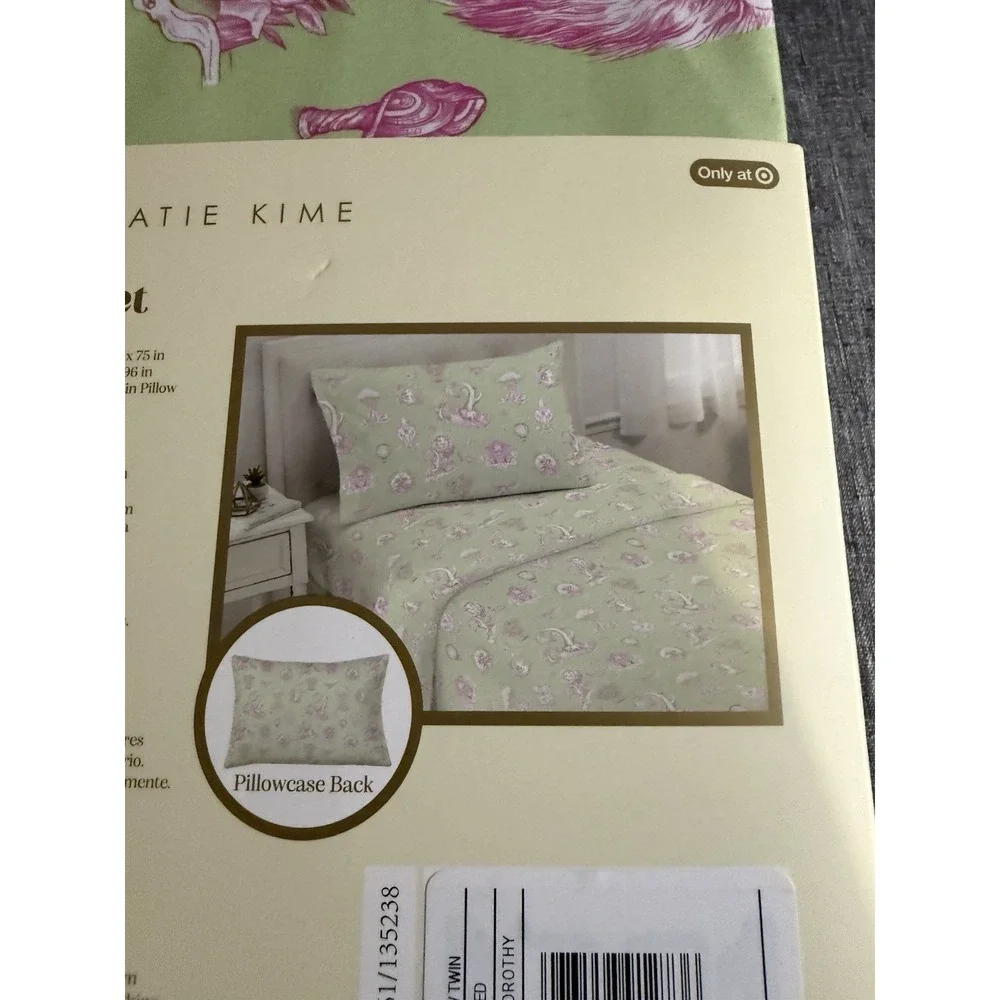 Wicked for Good x Katie Kime 4 Piece Polyester Twin Sheet Set - Nod to Dorothy